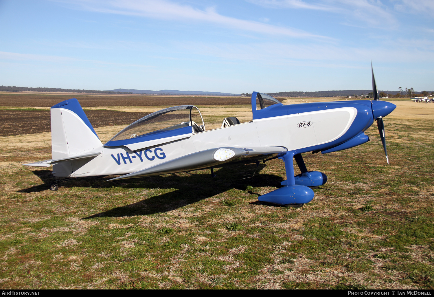 Aircraft Photo of VH-YCG | Van's RV-8 | AirHistory.net #541538