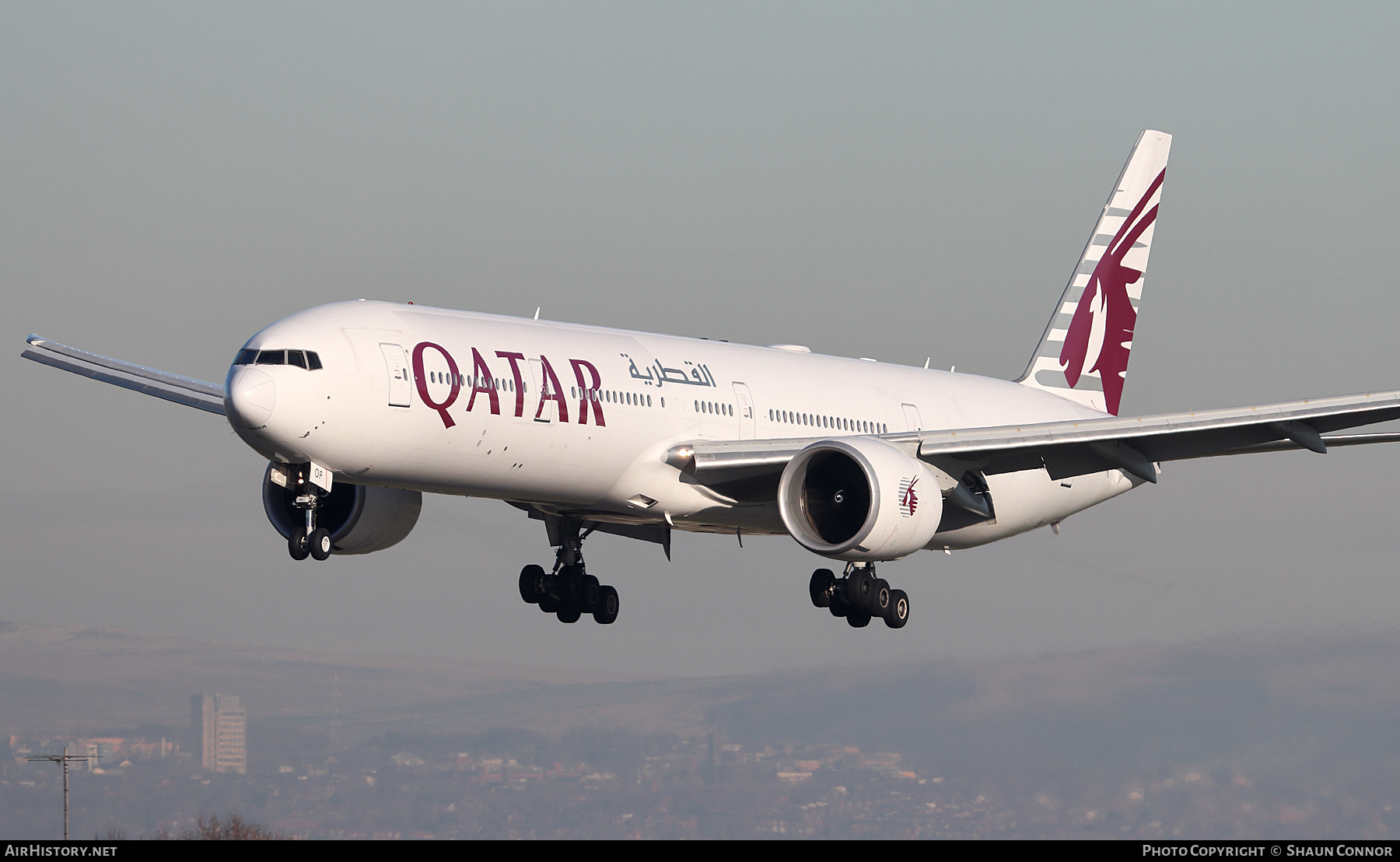 Aircraft Photo of A7-BOF | Boeing 777-3ZG/ER | Qatar Airways | AirHistory.net #541583