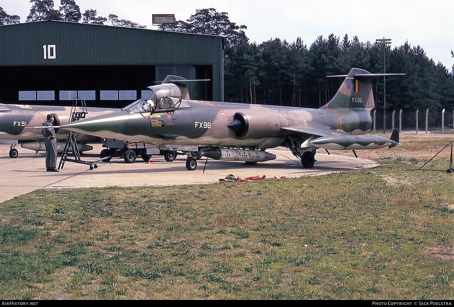 Aircraft Photo of FX96 | Lockheed F-104G Starfighter | Belgium - Air Force | AirHistory.net #541584