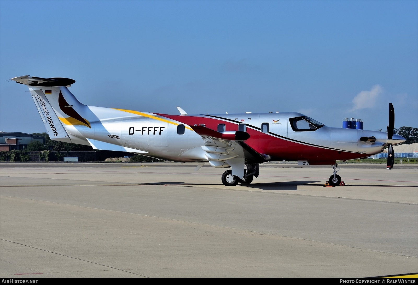 Aircraft Photo of D-FFFF | Pilatus PC-12NGX (PC-12/47E) | German Airways | AirHistory.net #541592