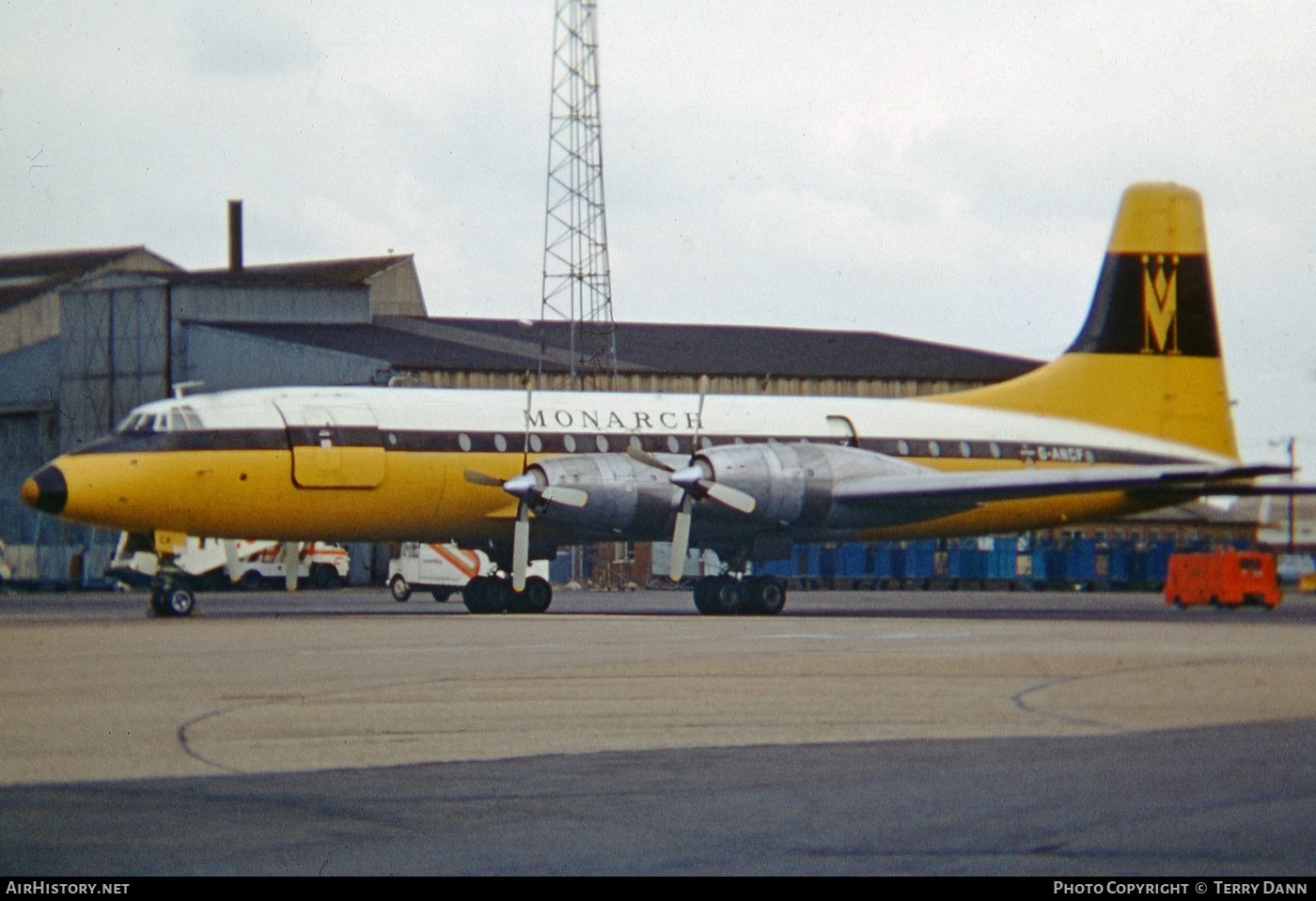 Aircraft Photo of G-ANCF | Bristol 175 Britannia 308 | Monarch Airlines | AirHistory.net #541631