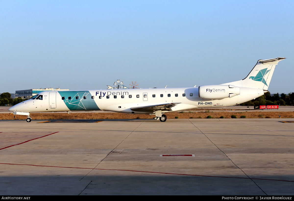 Aircraft Photo of PH-DND | Embraer ERJ-145MP (EMB-145MP) | FlyDenim | AirHistory.net #541662