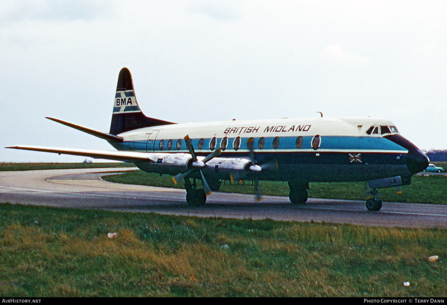 Aircraft Photo of G-AZLR | Vickers 813 Viscount | British Midland Airways - BMA | AirHistory.net #541677
