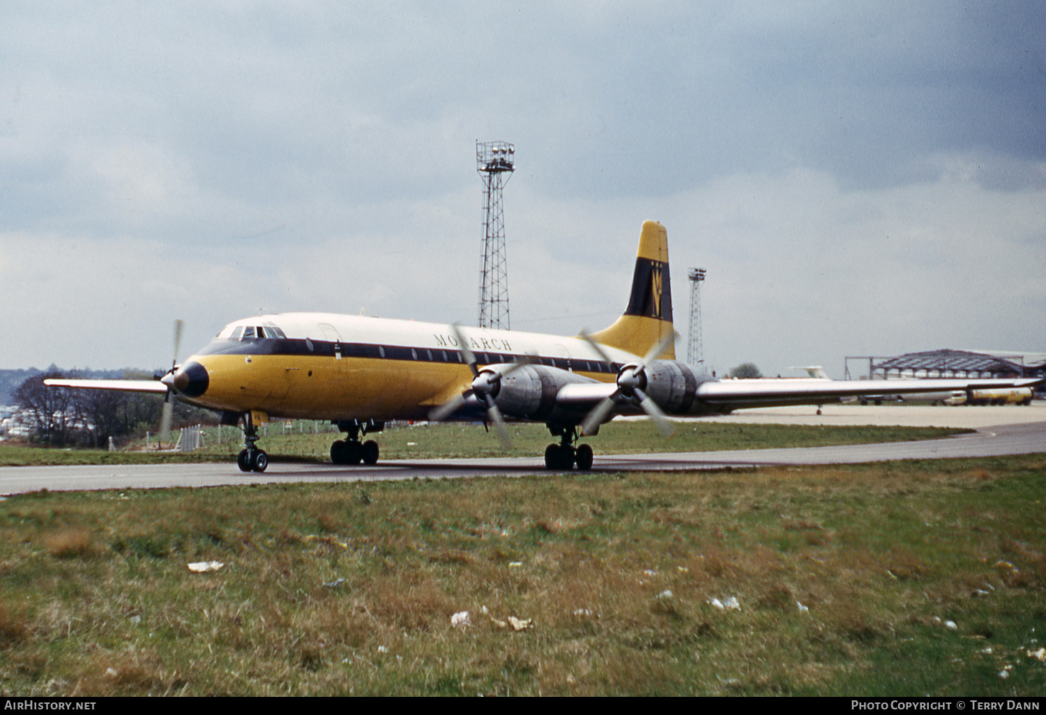 Aircraft Photo of G-AOVG | Bristol 175 Britannia 312 | Monarch Airlines | AirHistory.net #541680