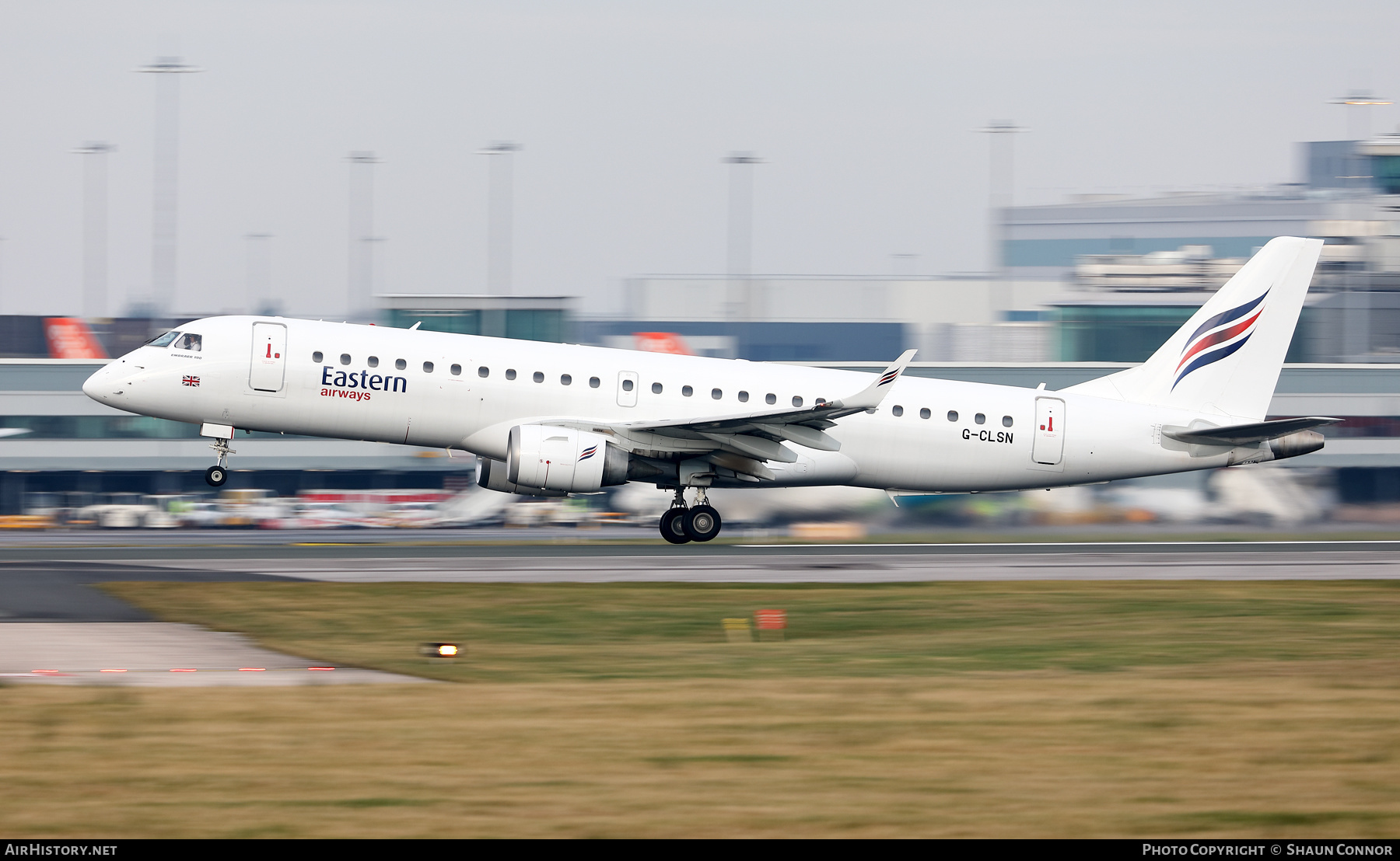 Aircraft Photo of G-CLSN | Embraer 190LR (ERJ-190-100LR) | Eastern Airways | AirHistory.net #541695