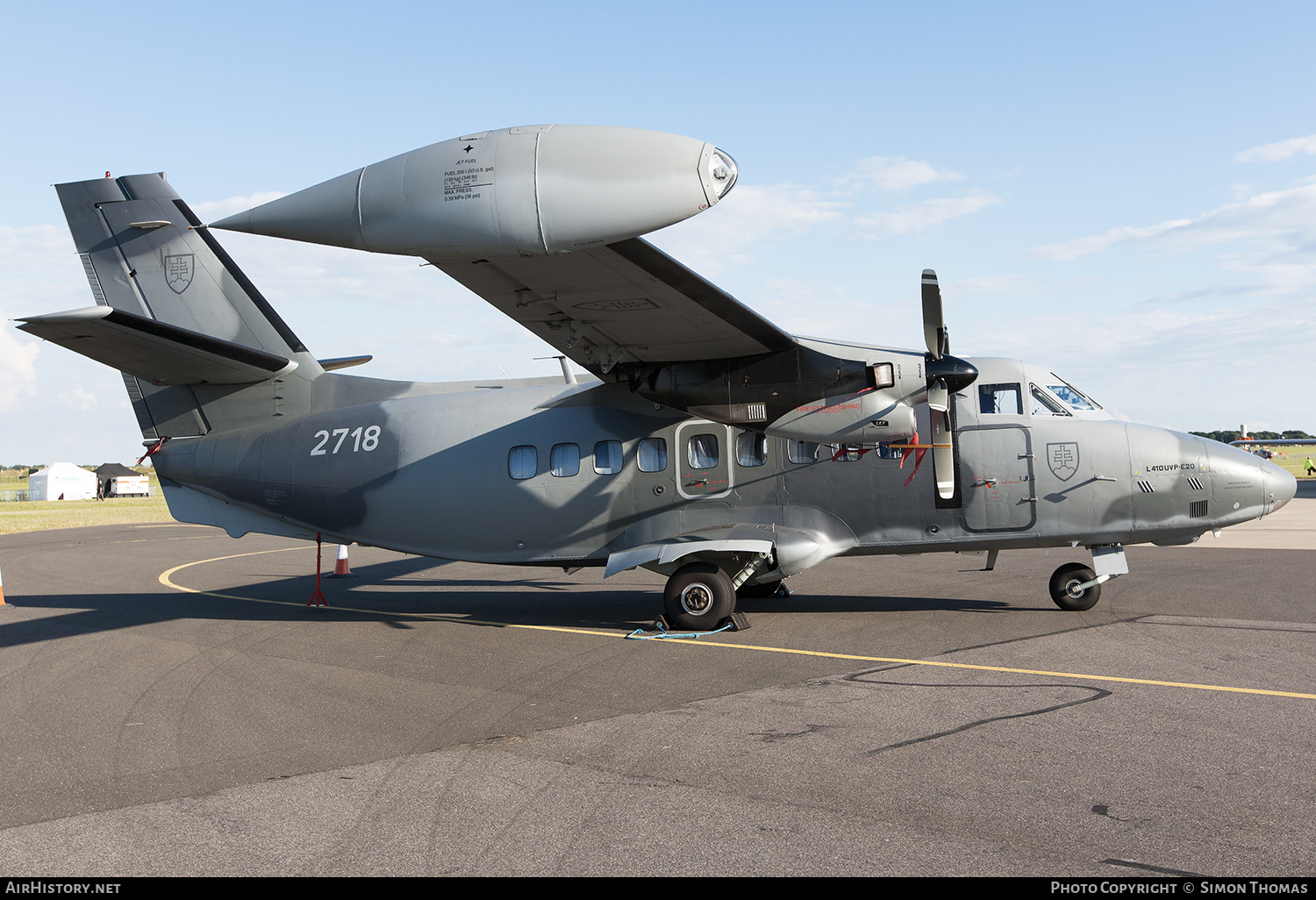 Aircraft Photo of 2718 | Let L-410UVP-E20 Turbolet | Slovakia - Air Force | AirHistory.net #541698