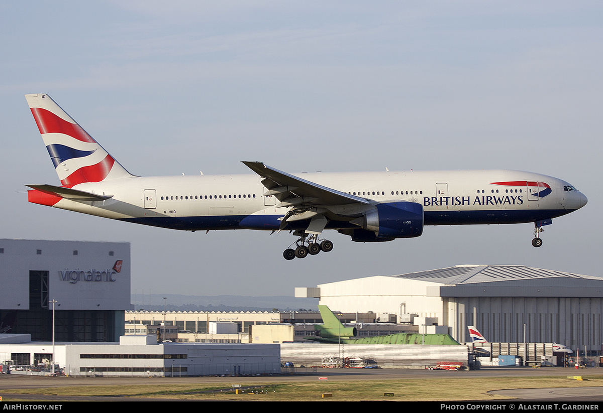 Aircraft Photo of G-VIID | Boeing 777-236/ER | British Airways | AirHistory.net #541721