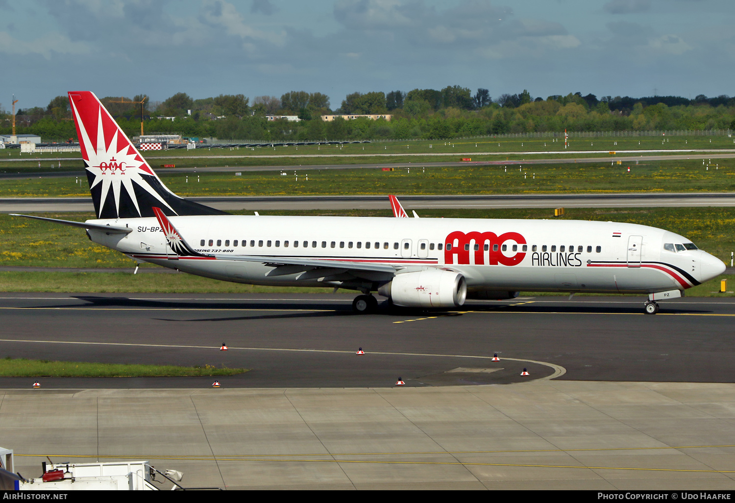 Aircraft Photo of SU-BPZ | Boeing 737-86N | AMC Airlines | AirHistory.net #541747