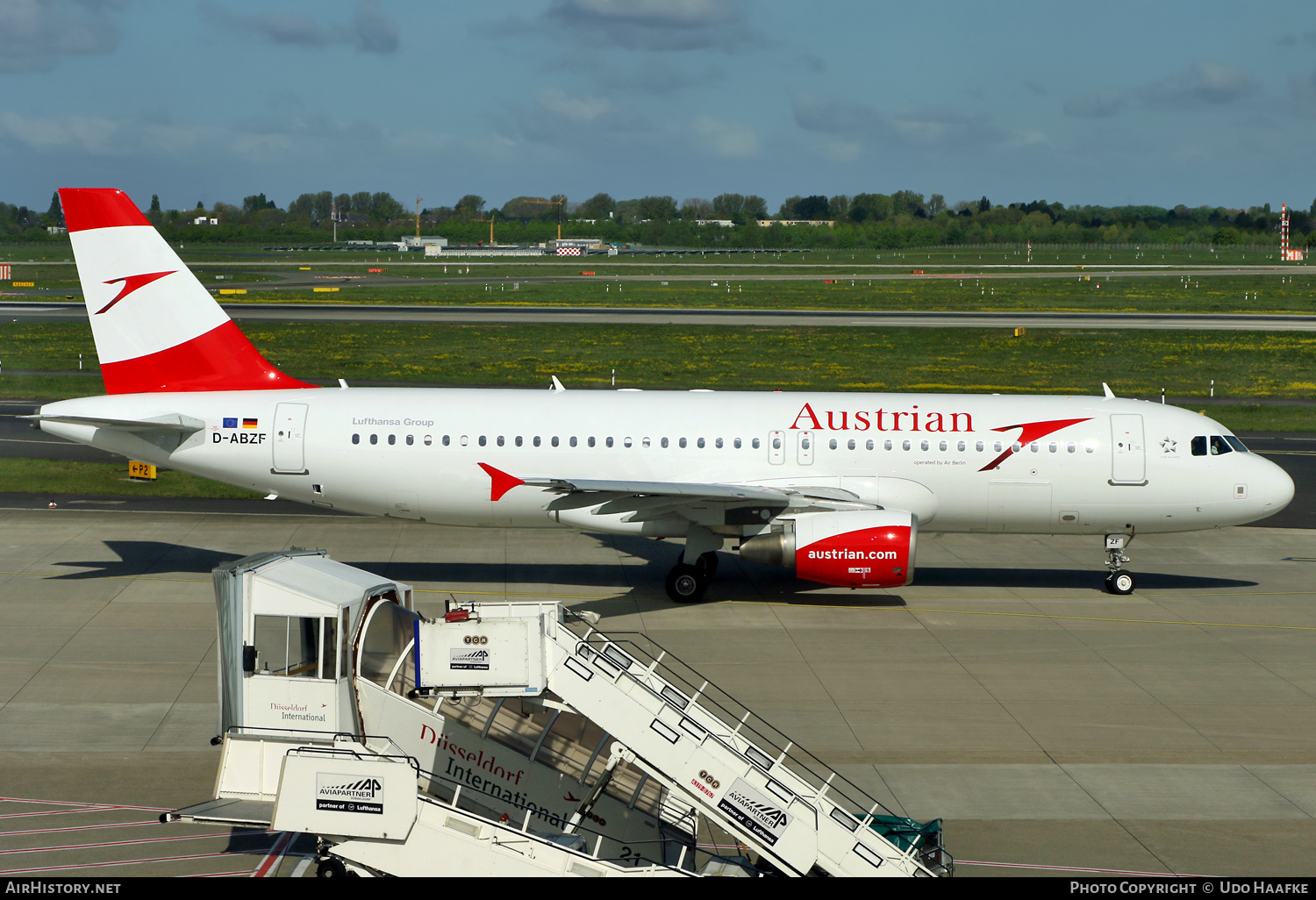 Aircraft Photo of D-ABZF | Airbus A320-216 | Austrian Airlines | AirHistory.net #541749