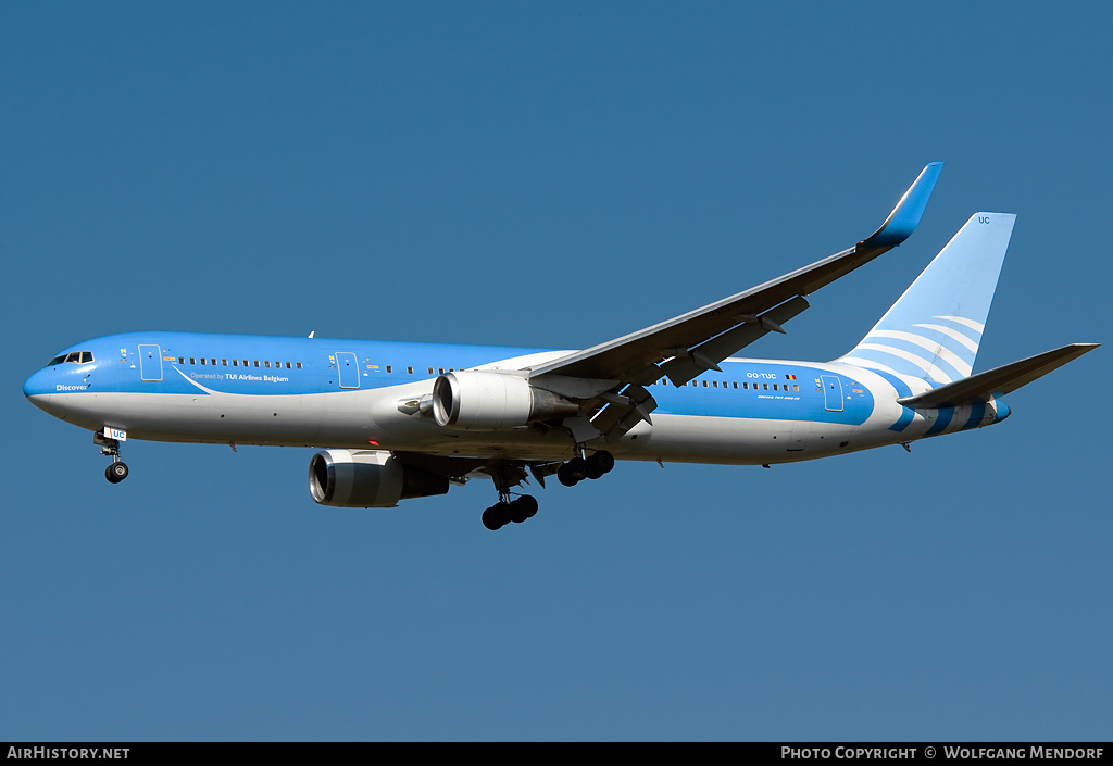 Aircraft Photo of OO-TUC | Boeing 767-341/ER | Jetairfly | AirHistory.net #541771