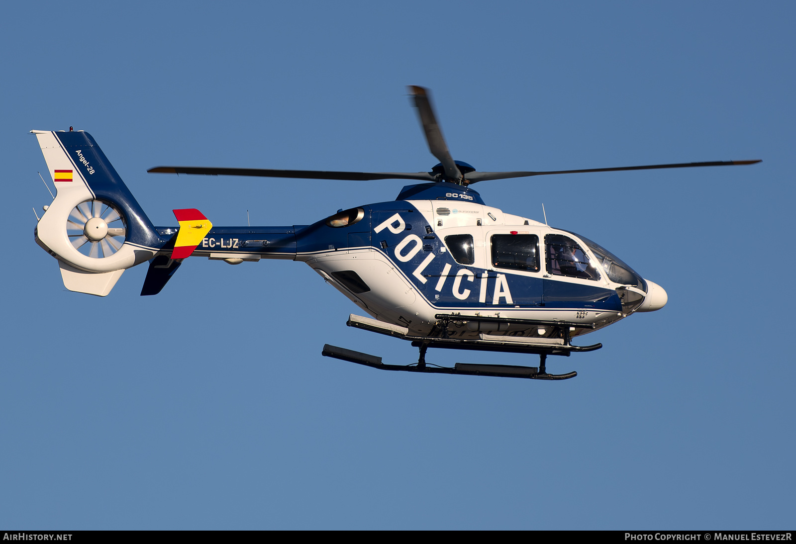 Aircraft Photo of EC-LJZ | Airbus Helicopters H-135P-2+ | Policía | AirHistory.net #541781