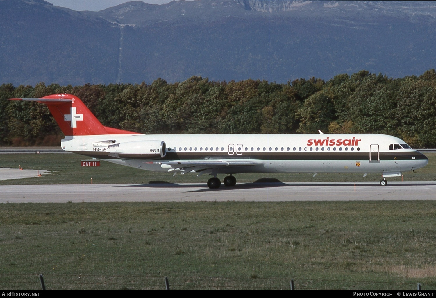 Aircraft Photo of HB-IVG | Fokker 100 (F28-0100) | Swissair | AirHistory.net #541805