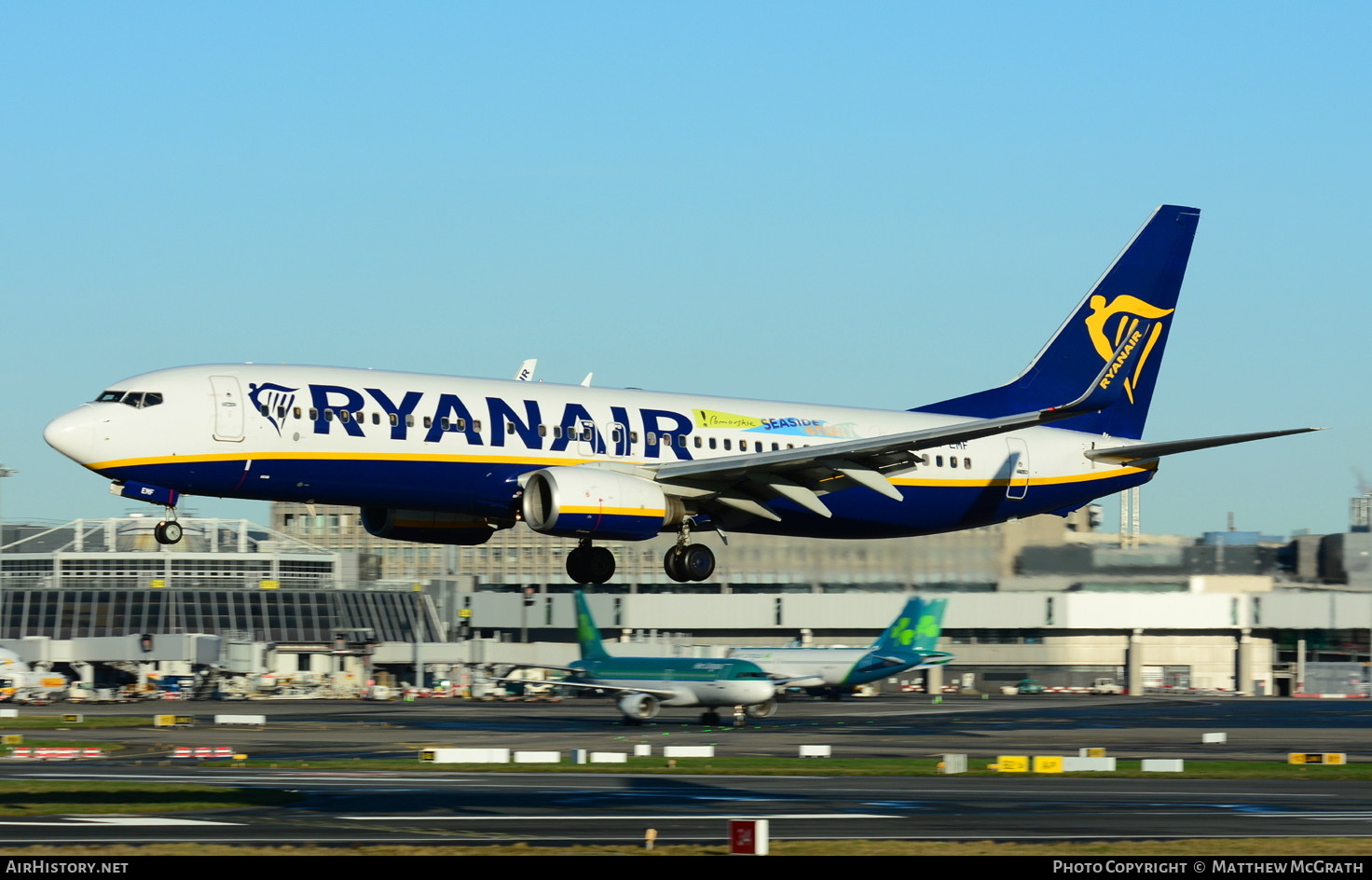 Aircraft Photo of EI-EMF | Boeing 737-8AS | Ryanair | AirHistory.net #541815