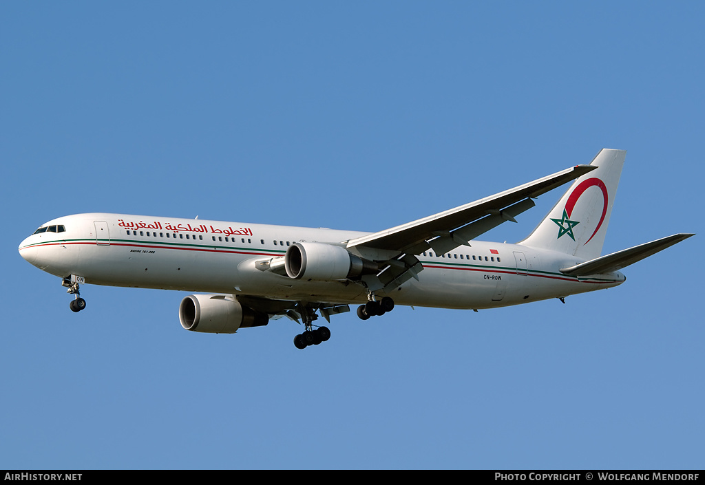 Aircraft Photo of CN-ROW | Boeing 767-343/ER | Royal Air Maroc - RAM | AirHistory.net #541818