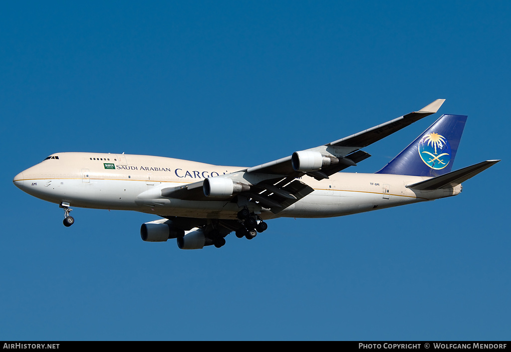 Aircraft Photo of TF-AMI | Boeing 747-412(BDSF) | Saudi Arabian Airlines Cargo | AirHistory.net #541827