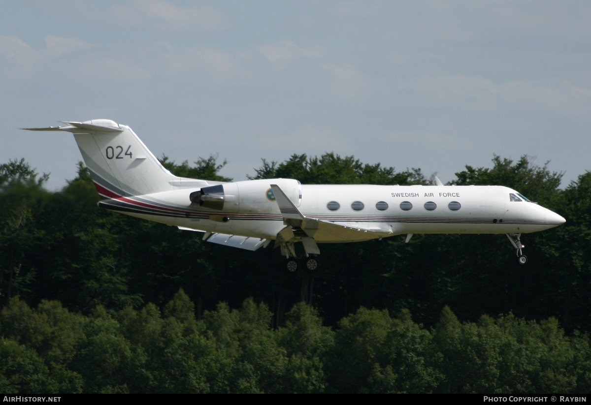 Aircraft Photo of 102004 | Gulfstream Aerospace Tp102C Gulfstream IV (G-IV-SP) | Sweden - Air Force | AirHistory.net #541857