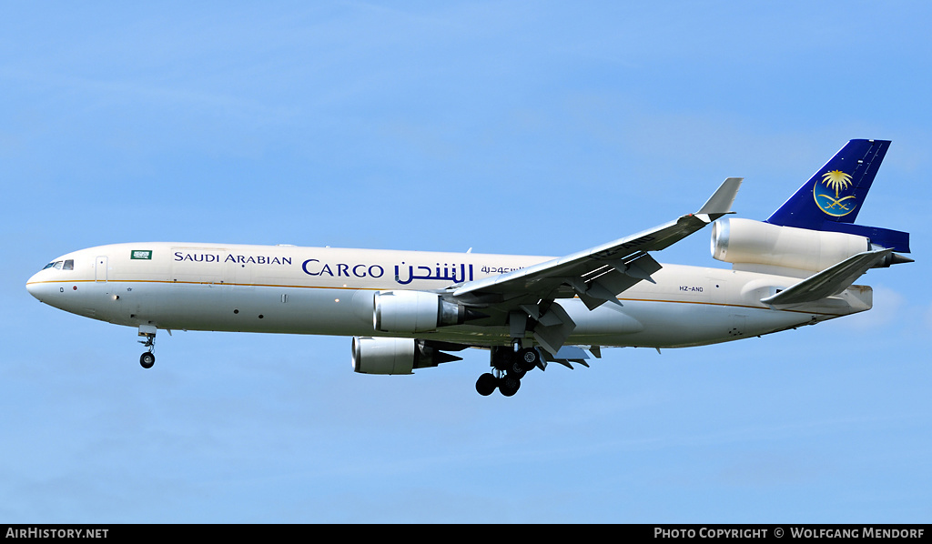 Aircraft Photo of HZ-AND | McDonnell Douglas MD-11F | Saudi Arabian Airlines Cargo | AirHistory.net #541860