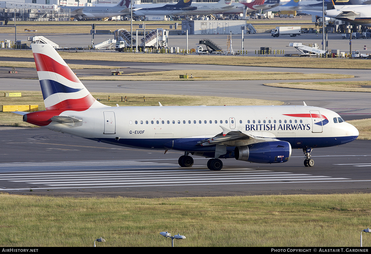 Aircraft Photo of G-EUOF | Airbus A319-131 | British Airways | AirHistory.net #541867