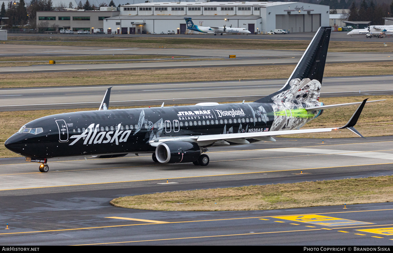 Aircraft Photo of N538AS | Boeing 737-890 | Alaska Airlines | AirHistory.net #541868
