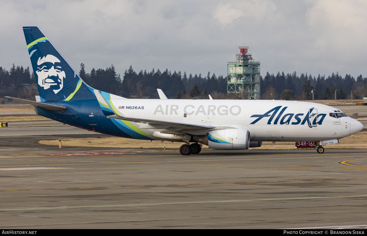 Aircraft Photo of N626AS | Boeing 737-790 (BDSF) | Alaska Air Cargo | AirHistory.net #541871