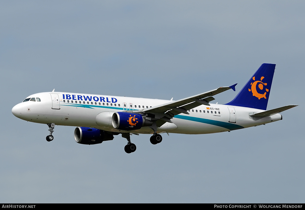 Aircraft Photo of EC-INZ | Airbus A320-214 | Iberworld Airlines | AirHistory.net #541884