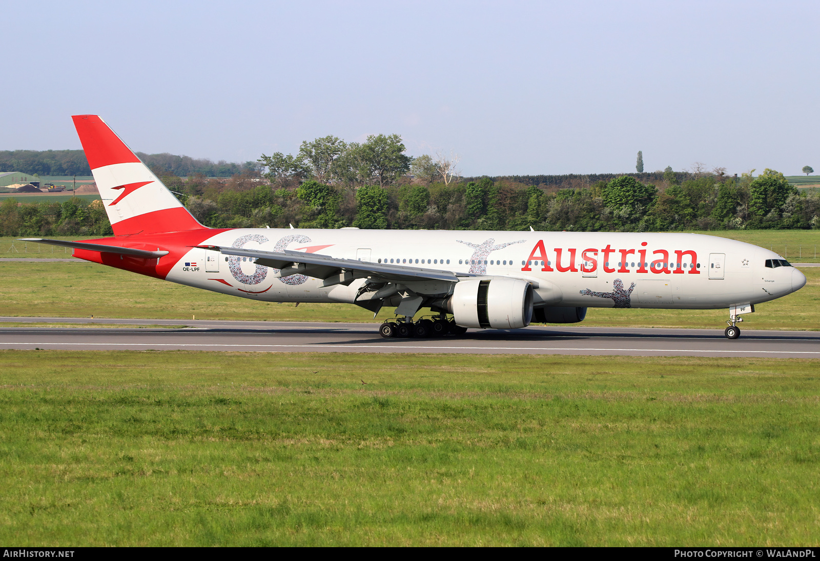 Aircraft Photo of OE-LPF | Boeing 777-2Q8/ER | Austrian Airlines | AirHistory.net #541903