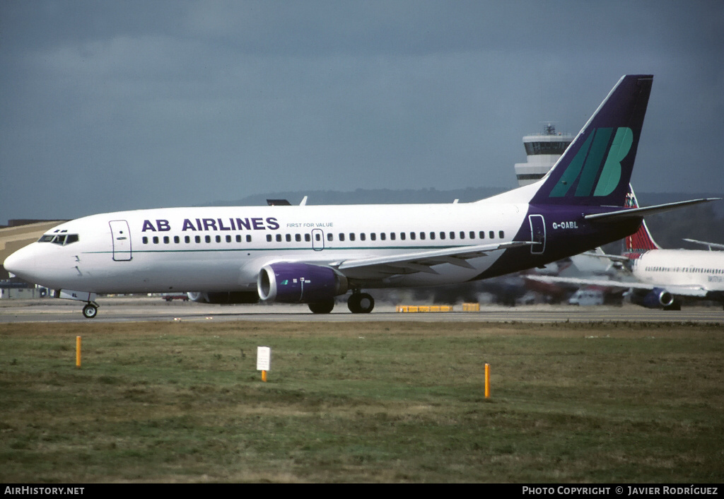 Aircraft Photo of G-OABL | Boeing 737-33A | AB Airlines | AirHistory.net #541940