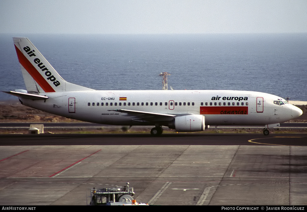 Aircraft Photo of EC-GNU | Boeing 737-36Q | Air Europa Canarias | AirHistory.net #541944