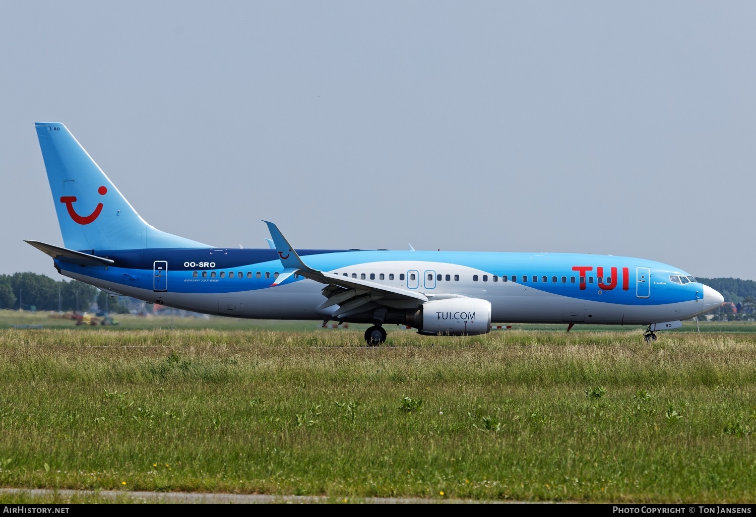 Aircraft Photo of OO-SRO | Boeing 737-86N | TUI | AirHistory.net #541955