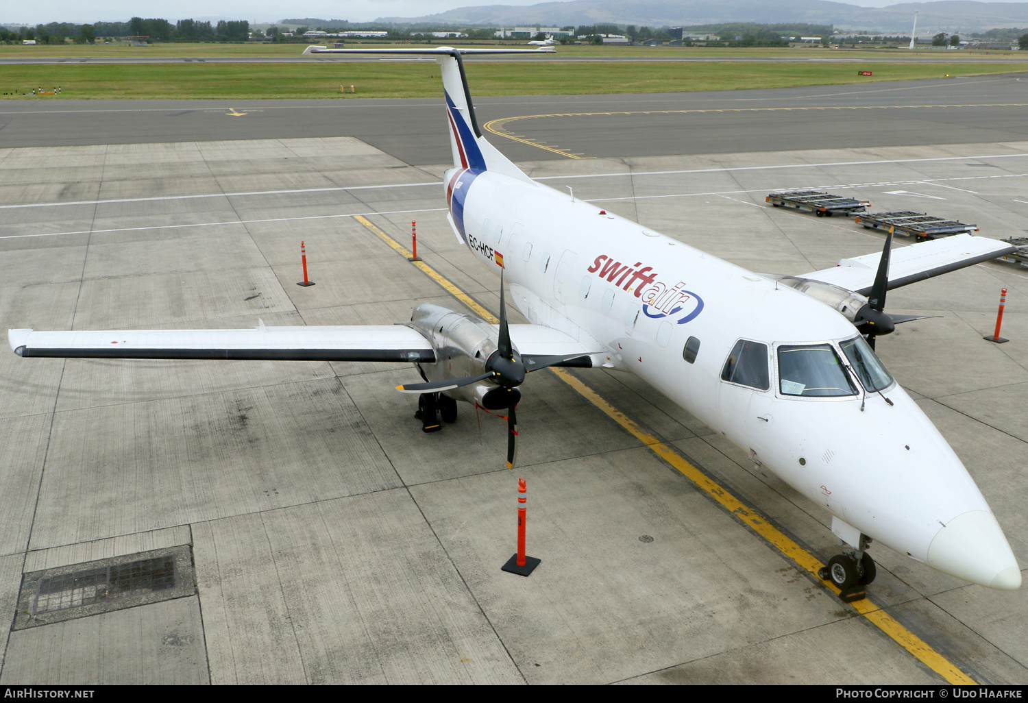 Aircraft Photo of EC-HCF | Embraer EMB-120RT(F) Brasilia | Swiftair | AirHistory.net #541963