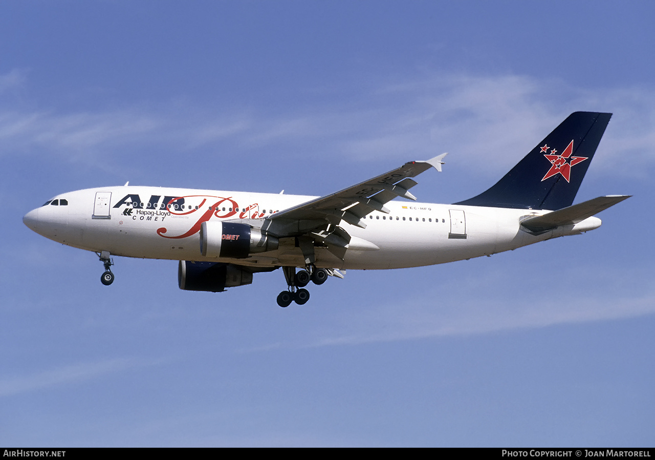 Aircraft Photo of EC-HFQ | Airbus A310-324 | Air Plus Comet | AirHistory.net #541965