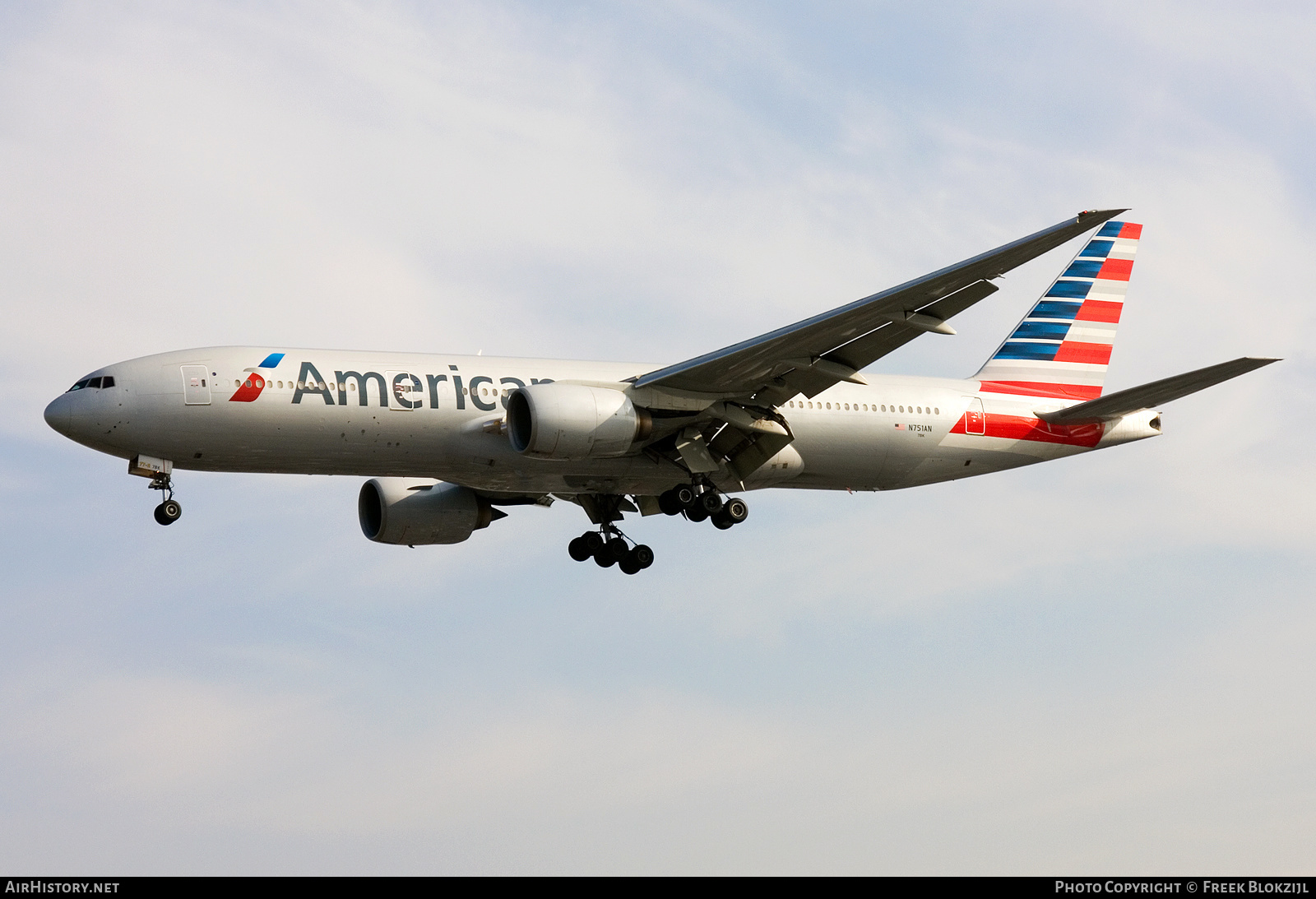 Aircraft Photo of N751AN | Boeing 777-223/ER | American Airlines | AirHistory.net #542012