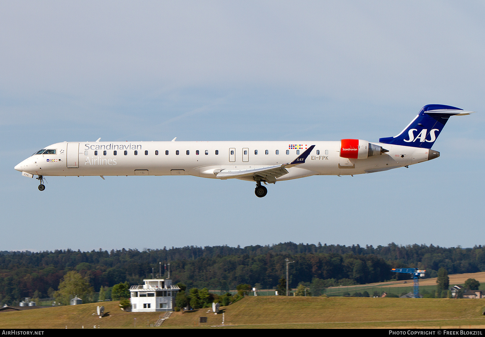 Aircraft Photo of EI-FPK | Bombardier CRJ-900LR (CL-600-2D24) | Scandinavian Airlines - SAS | AirHistory.net #542019