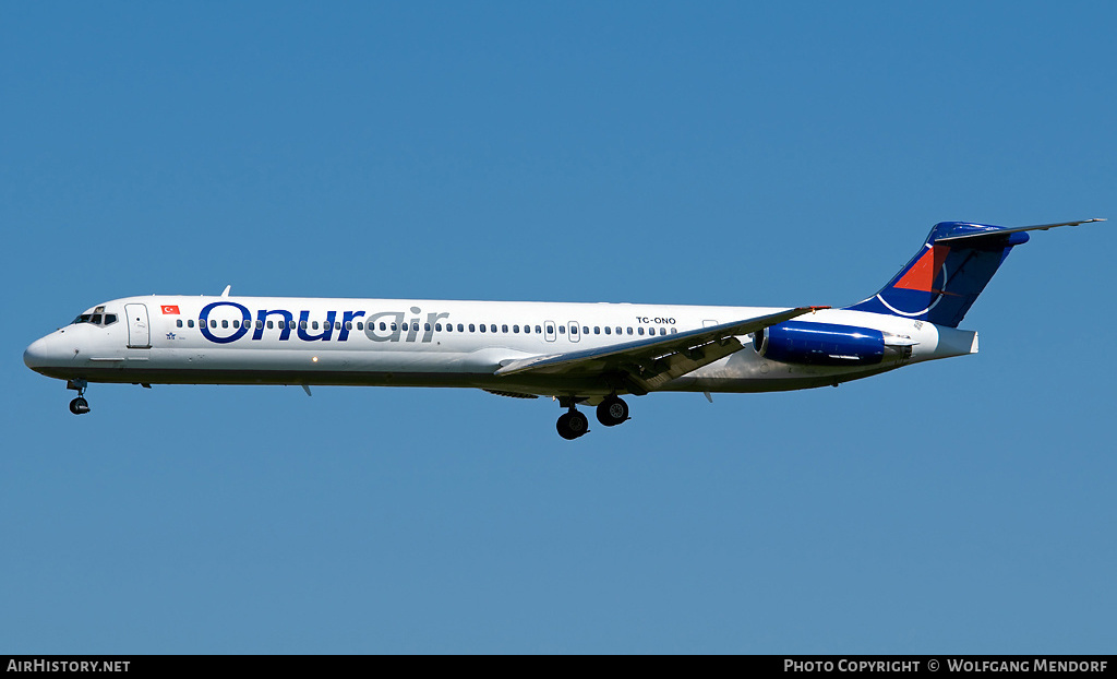 Aircraft Photo of TC-ONO | McDonnell Douglas MD-88 | Onur Air | AirHistory.net #542076