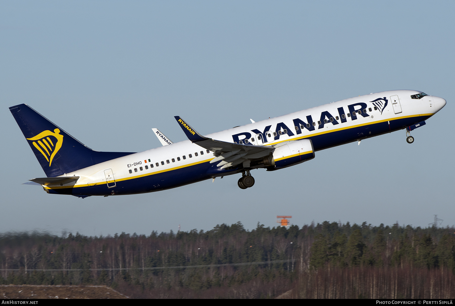 Aircraft Photo of EI-DHO | Boeing 737-8AS | Ryanair | AirHistory.net #542093