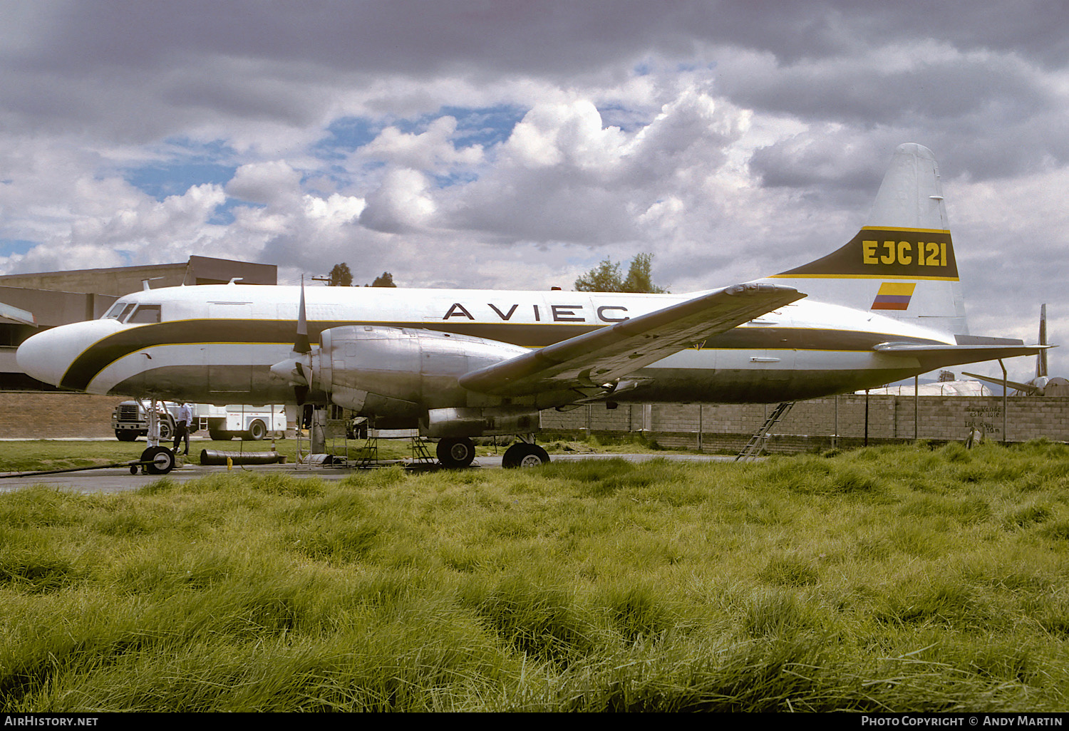 Aircraft Photo of EJC121 | Convair 580/F | Colombia - Army | AirHistory.net #542110