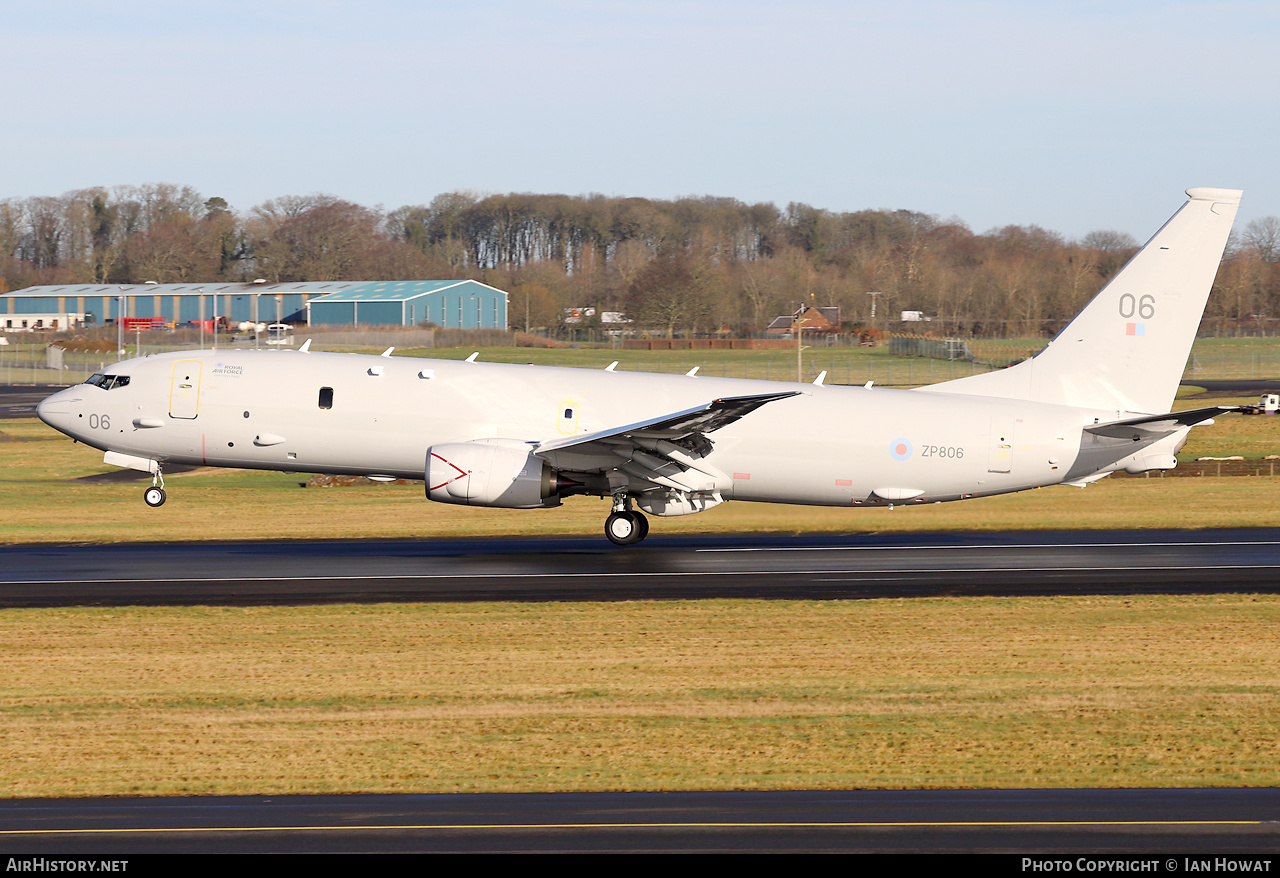 Aircraft Photo of ZP806 | Boeing P-8A Poseidon MRA1 | UK - Air Force | AirHistory.net #542129