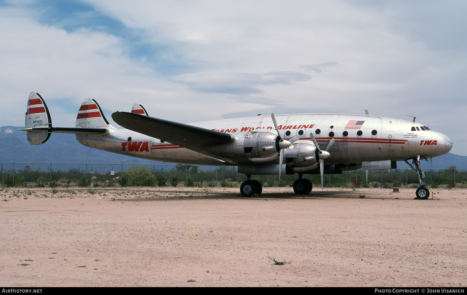 Aircraft Photo of N90831 | Lockheed L-049 Constellation | Trans World Airlines - TWA | AirHistory.net #542147