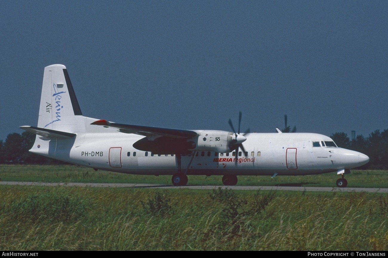 Aircraft Photo of PH-DMB | Fokker 50 | Iberia Regional | AirHistory.net #542164