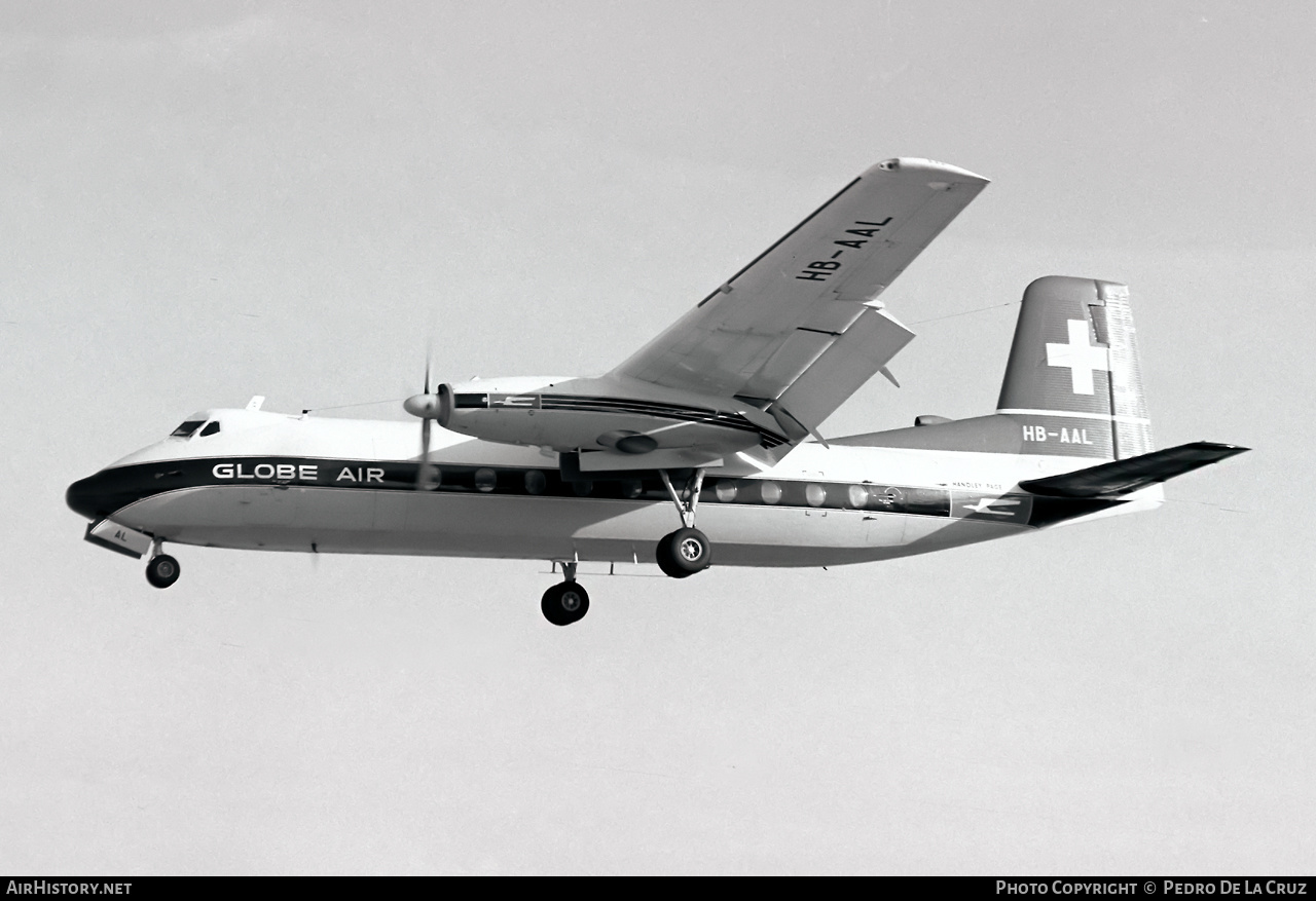 Aircraft Photo of HB-AAL | Handley Page HPR-7 Herald 210 | Globe Air | AirHistory.net #542231