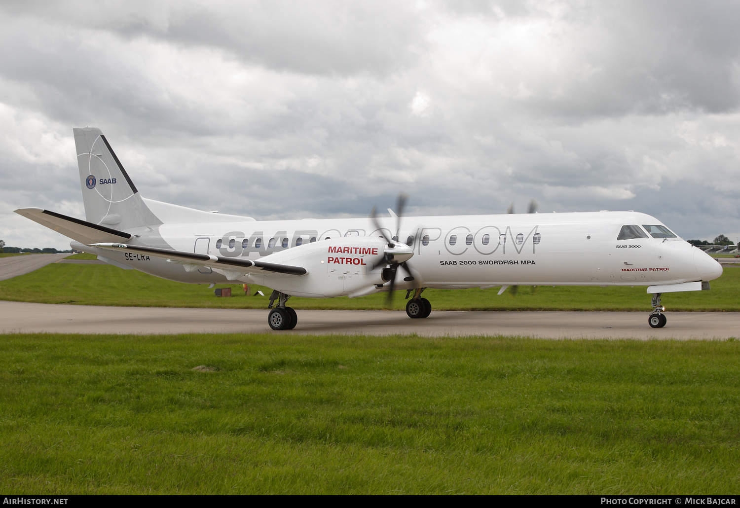 Aircraft Photo of SE-LRA | Saab 2000 Swordfish MPA | Saab | AirHistory.net #542233