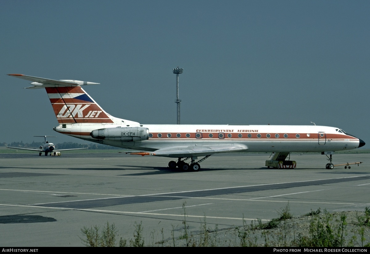 Aircraft Photo of OK-CFH | Tupolev Tu-134A | ČSA - Československé Aerolinie - Czechoslovak Airlines | AirHistory.net #542254