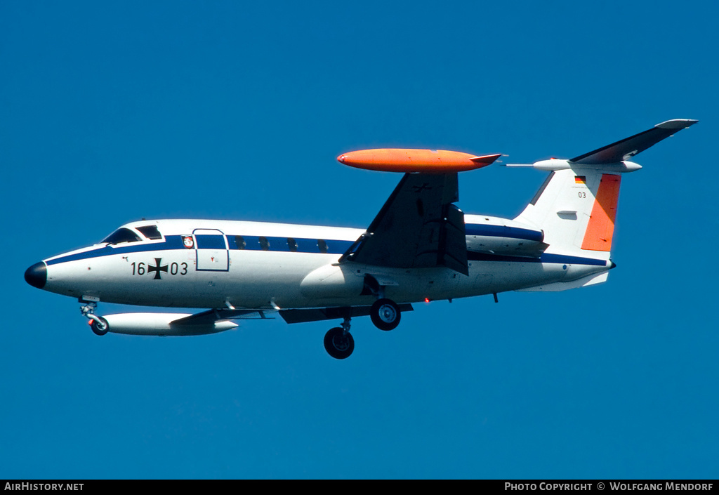 Aircraft Photo of 1603 | HFB HFB-320 Hansa Jet | Germany - Air Force | AirHistory.net #542265