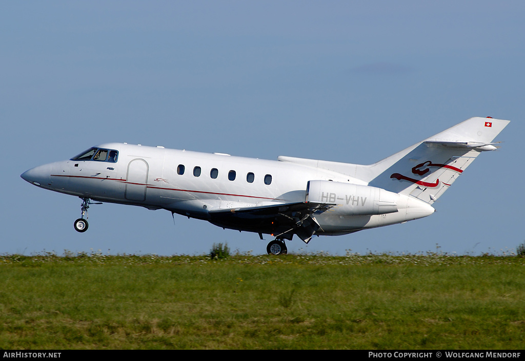 Aircraft Photo of HB-VHV | British Aerospace BAe-125-800A | Cat Aviation | AirHistory.net #542267