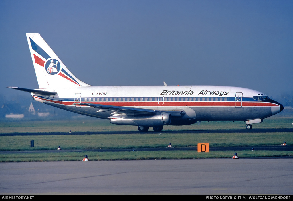 Aircraft Photo of G-AVRM | Boeing 737-204 | Britannia Airways | AirHistory.net #542284