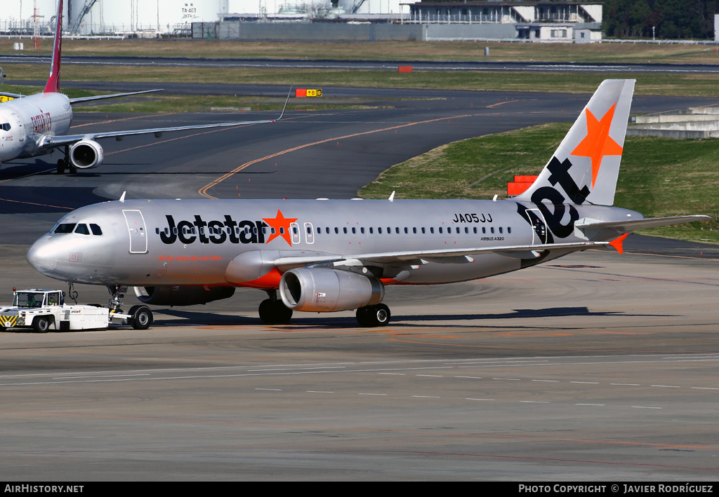 Aircraft Photo of JA05JJ | Airbus A320-232 | Jetstar Airways | AirHistory.net #542311