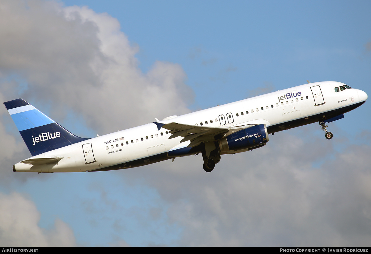 Aircraft Photo of N503JB | Airbus A320-232 | JetBlue Airways | AirHistory.net #542318