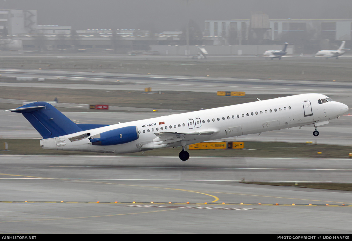 Aircraft Photo of 4O-AOM | Fokker 100 (F28-0100) | Montenegro Airlines | AirHistory.net #542337