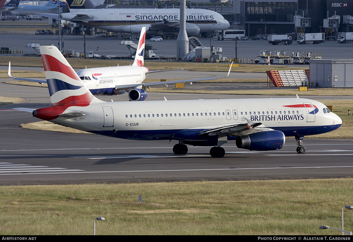 Aircraft Photo of G-EUUR | Airbus A320-232 | British Airways | AirHistory.net #542369