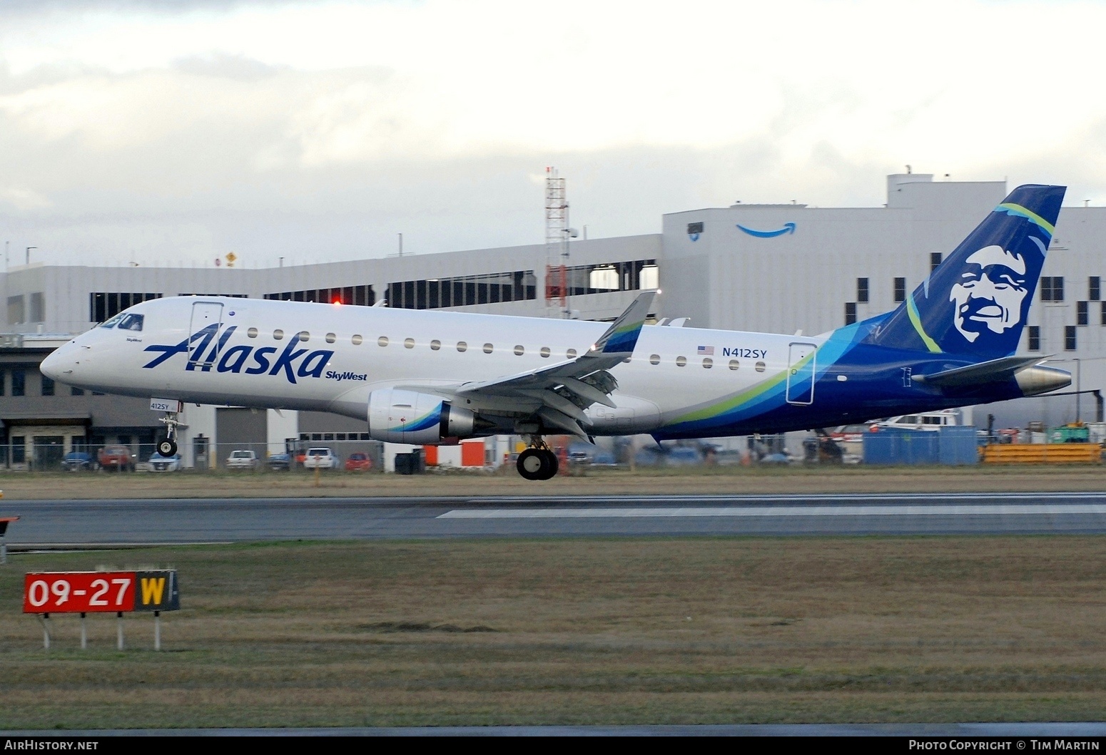 Aircraft Photo of N412SY | Embraer 175LR (ERJ-170-200LR) | Alaska Airlines | AirHistory.net #542403